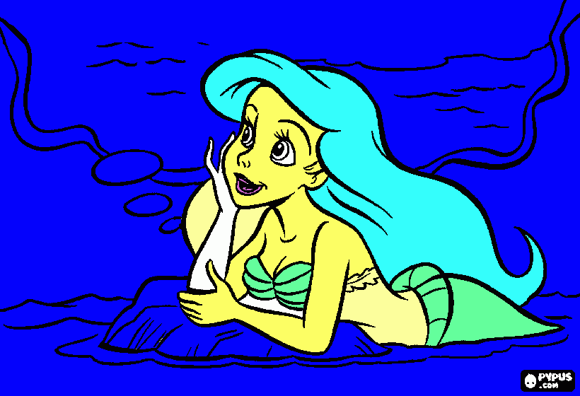 la serinita para colorear
