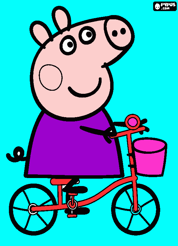  la yari en la bici ja ja ja ja  para colorear