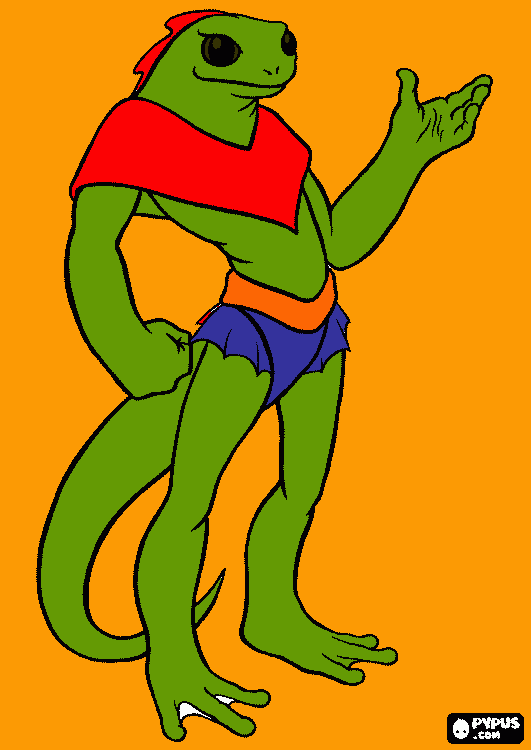 LAGAR para colorear