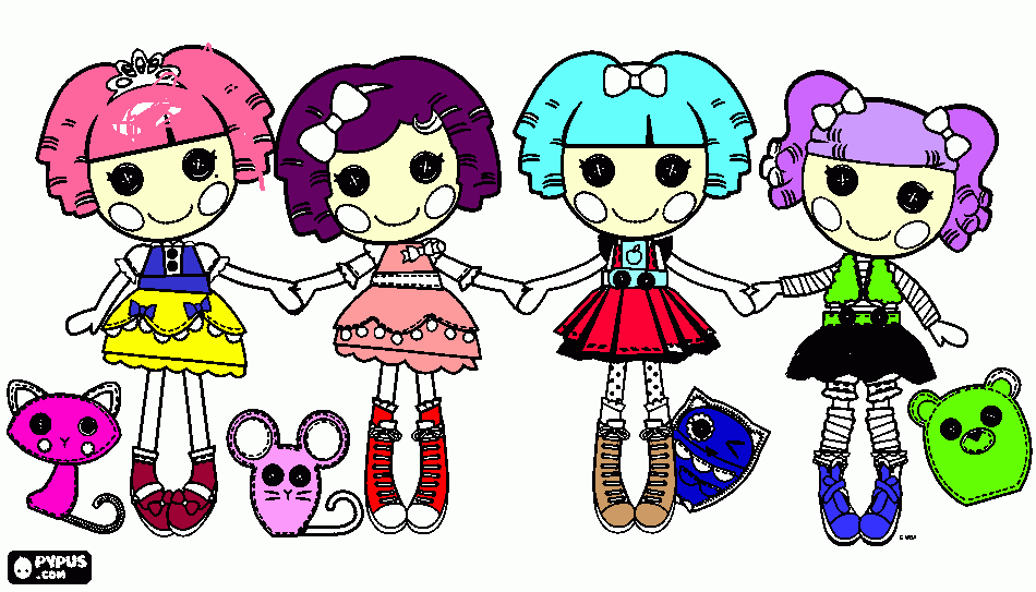 lalaloopsy fan 1  para colorear