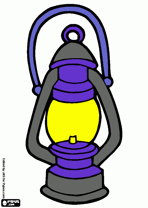 lampara gas para colorear