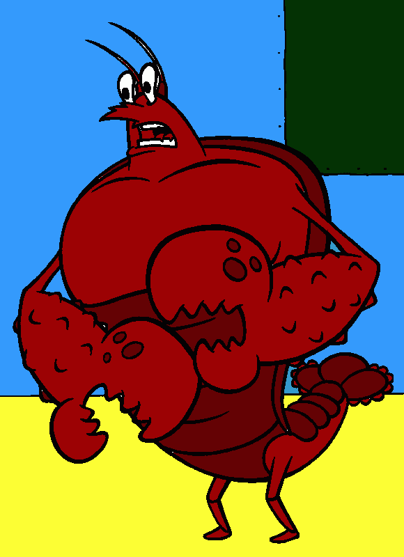 langostino para colorear