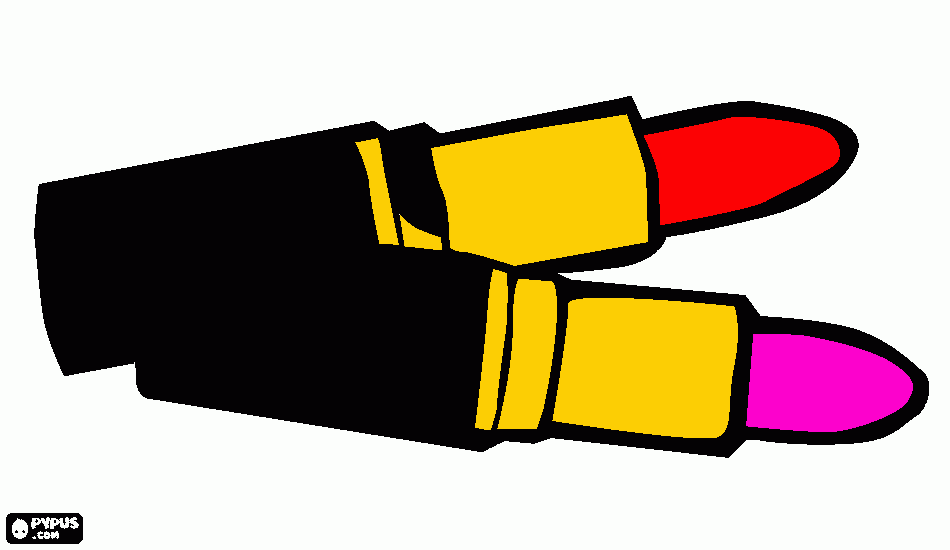 lapiz labial para colorear