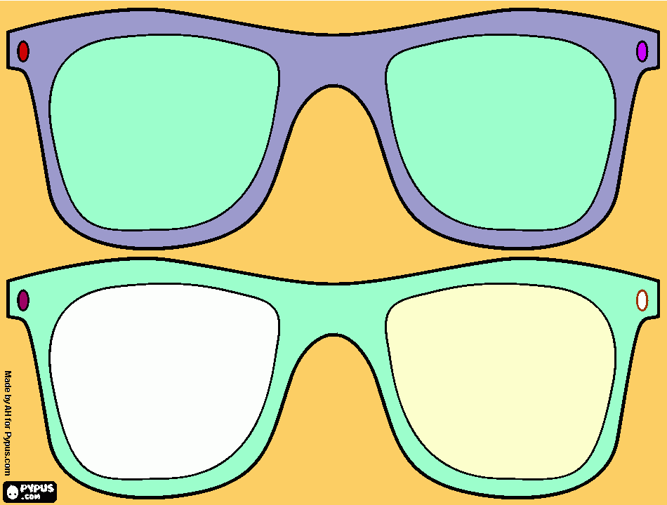 las gafas para colorear