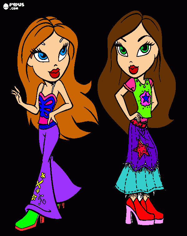 las megores amigas para siempre para colorear