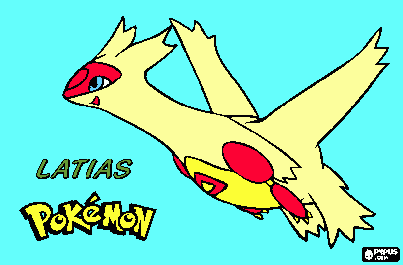 latios para colorear