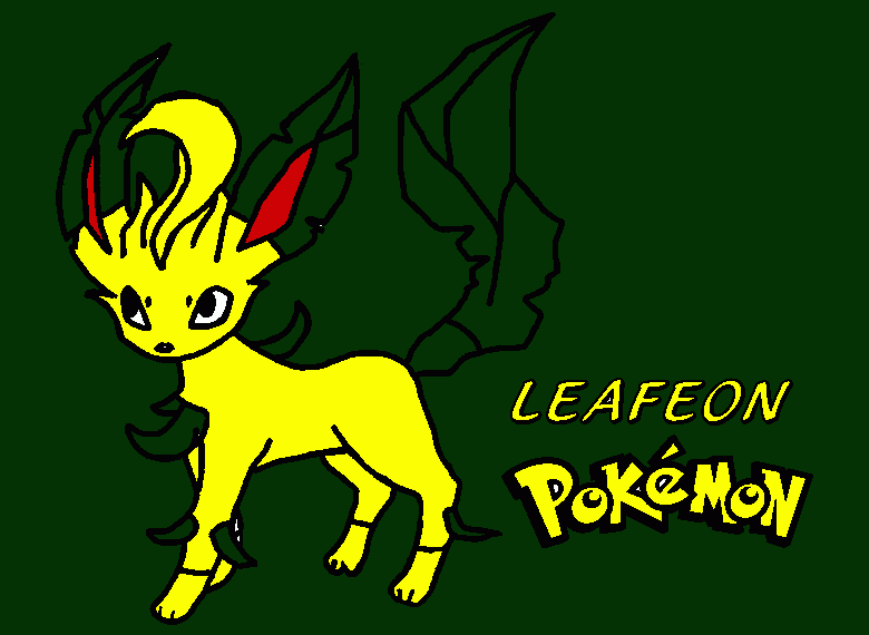 leafeon para colorear