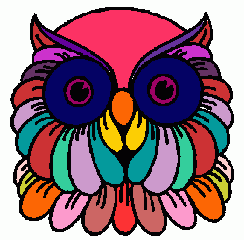 lechuza para colorear