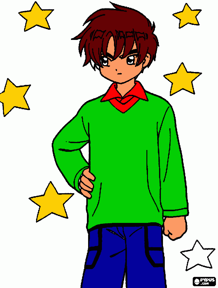 Lee Shaoran para colorear