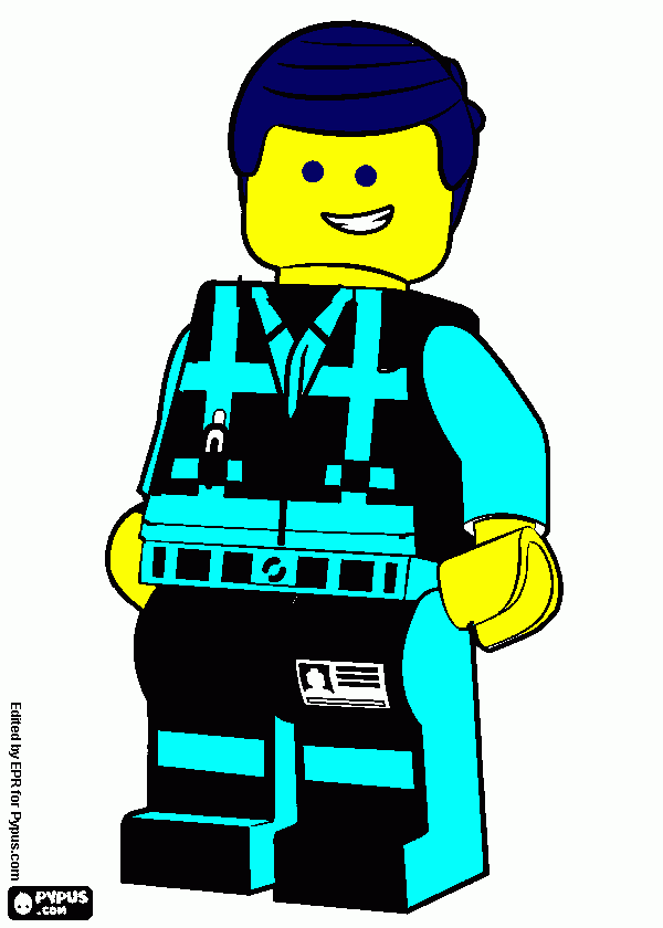 lego emeet para colorear