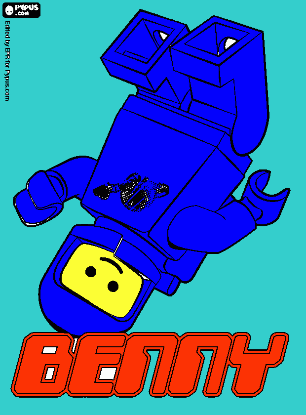lego pelicola para colorear