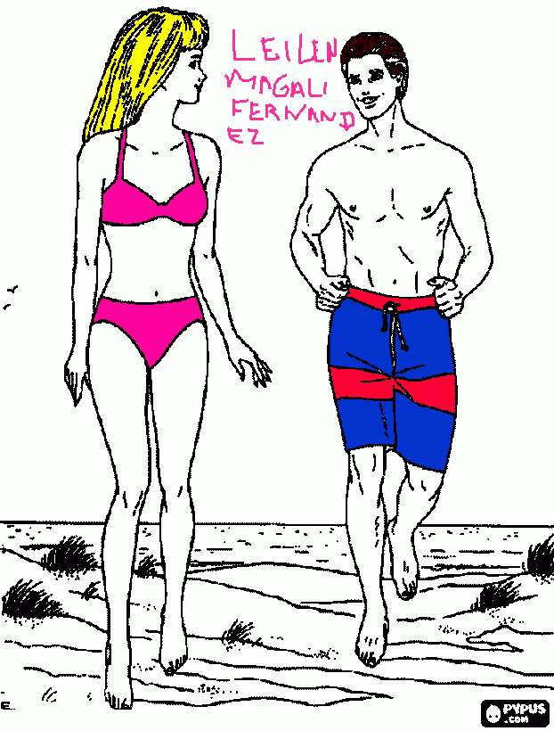 leilen magali fernandez dibujo esto para colorear
