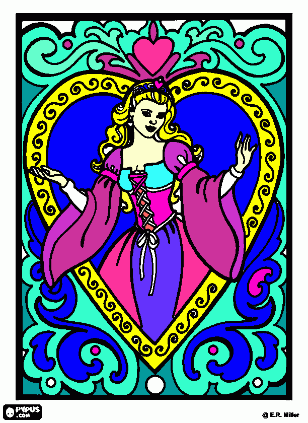 leonora para colorear