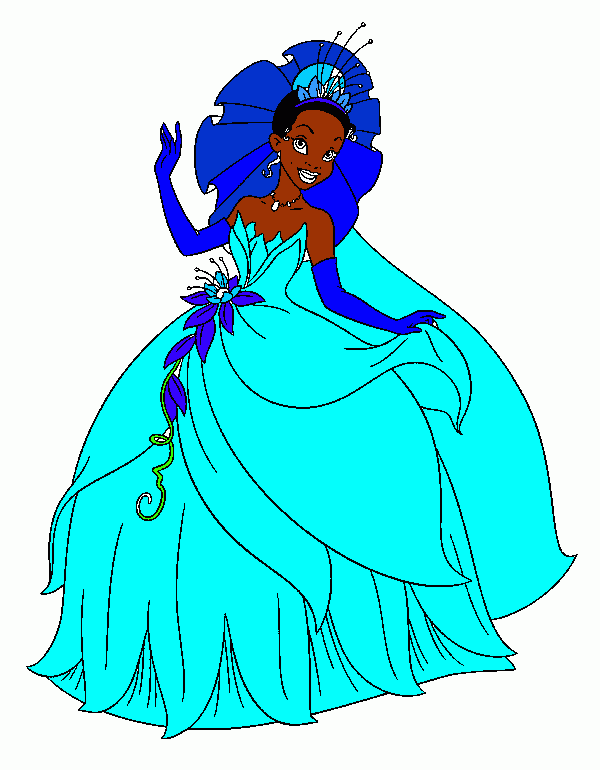 linda  princesa para colorear