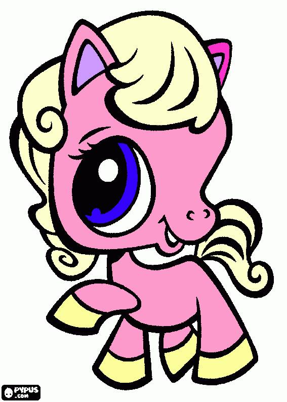 Little pet shop para colorear