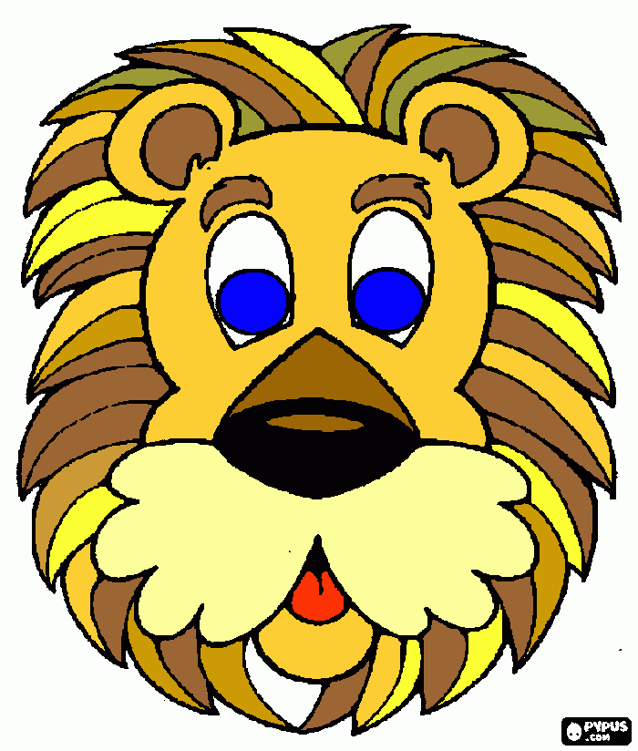 lleo para colorear