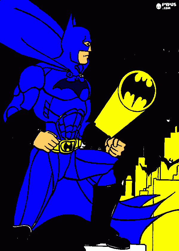 lobo ben para colorear