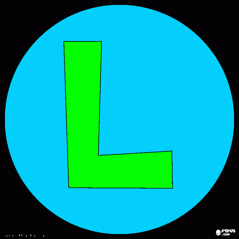 logo de luigi para colorear