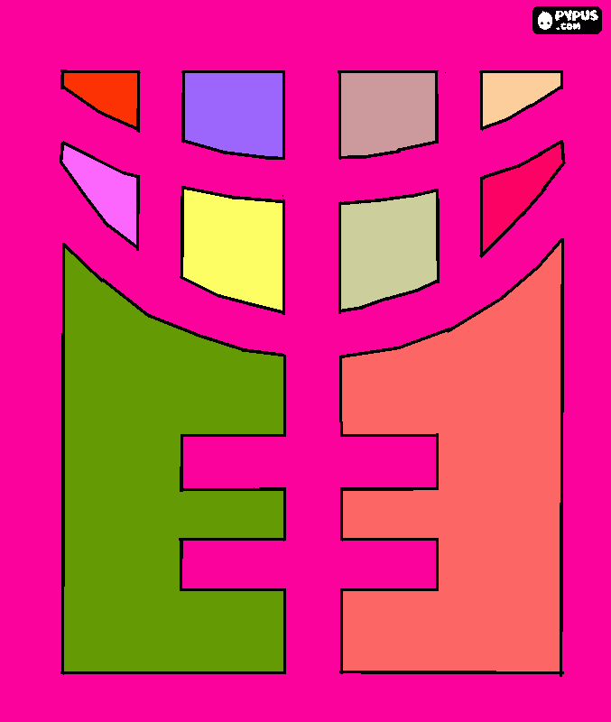 logo onu mujeres para colorear
