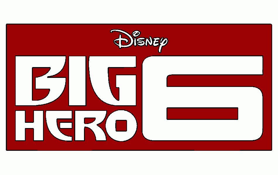 logo original de la pelicula 6 grandes heroes para colorear