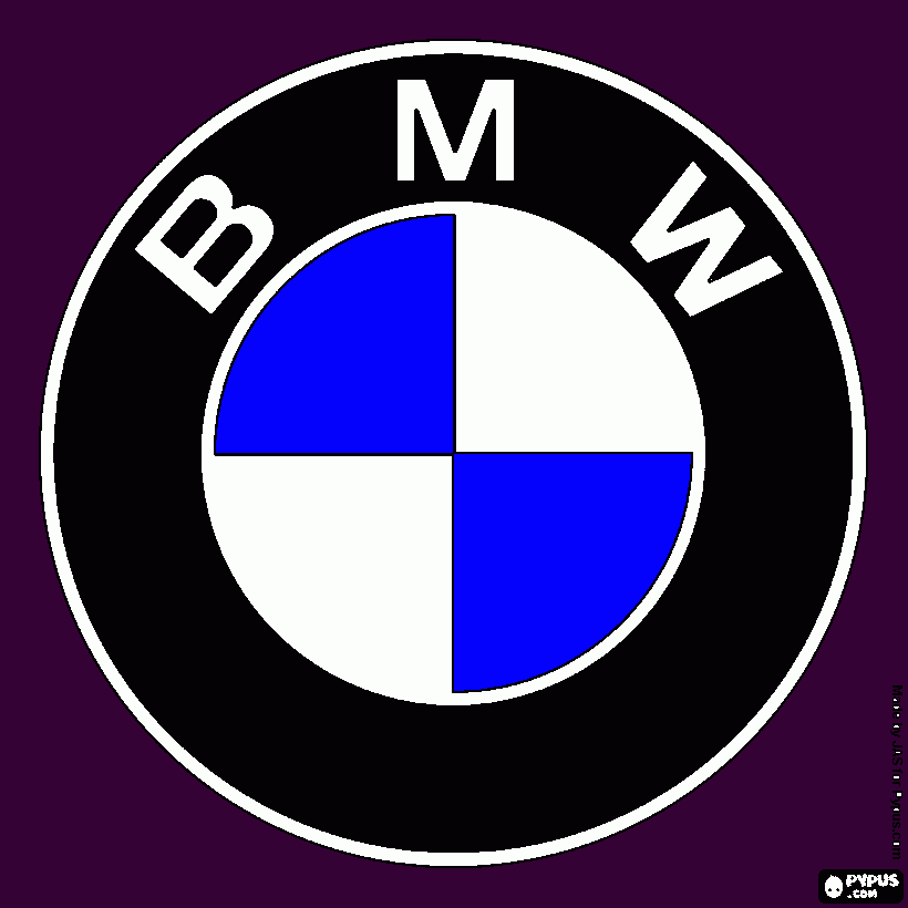 Logotipo de BMW para colorear