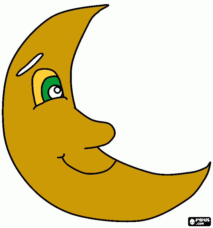 lua para colorear