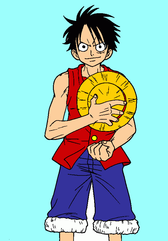 luffy di monkey para colorear