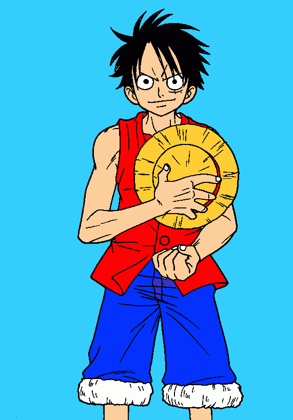 Luffy para colorear