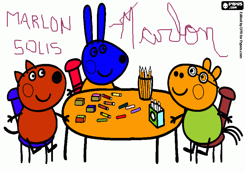 maelon para colorear