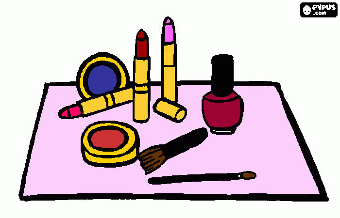 makillaje para colorear