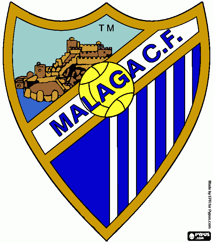 malaga para colorear