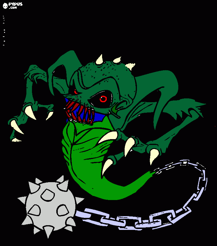 maldad para colorear