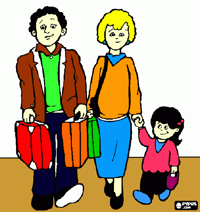 maletas para colorear