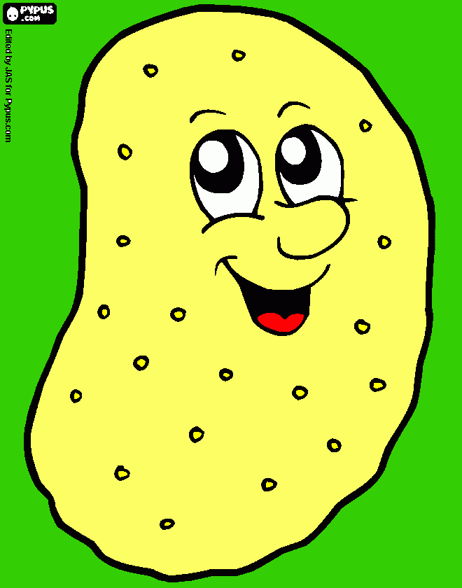 MAMA PATATA para colorear