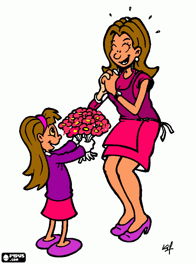 Mamita Linda para colorear