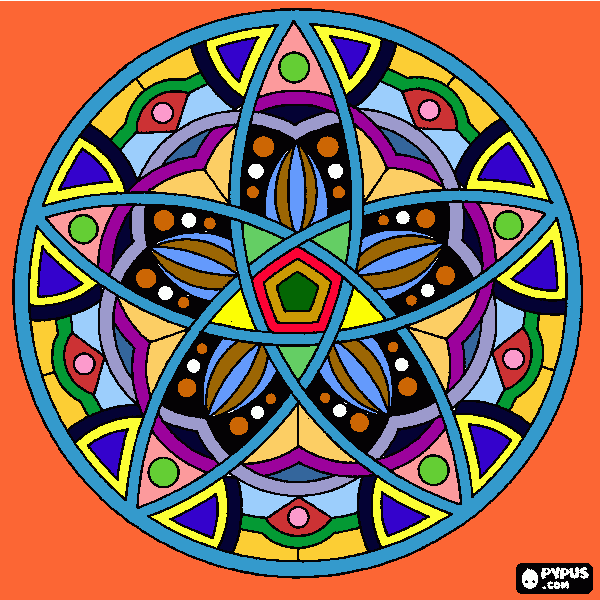 MANDALA 25082020 para colorear