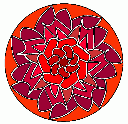 mandala de la naturaleza para colorear