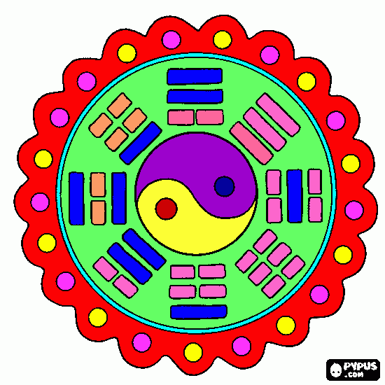 mandala equilibrio para colorear