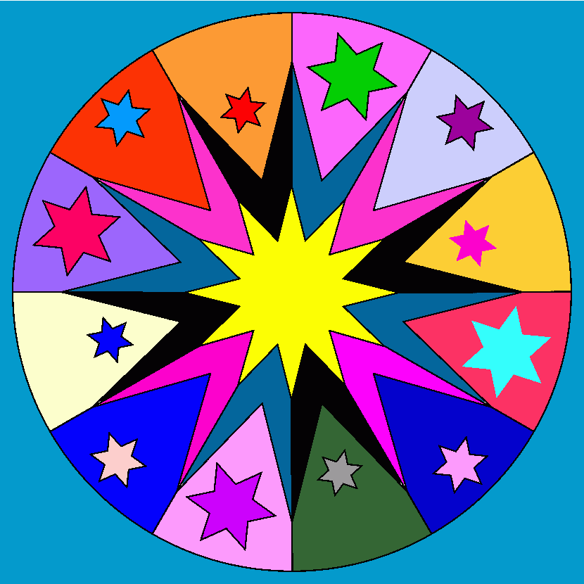 Mandala expresion de mis emociones para colorear