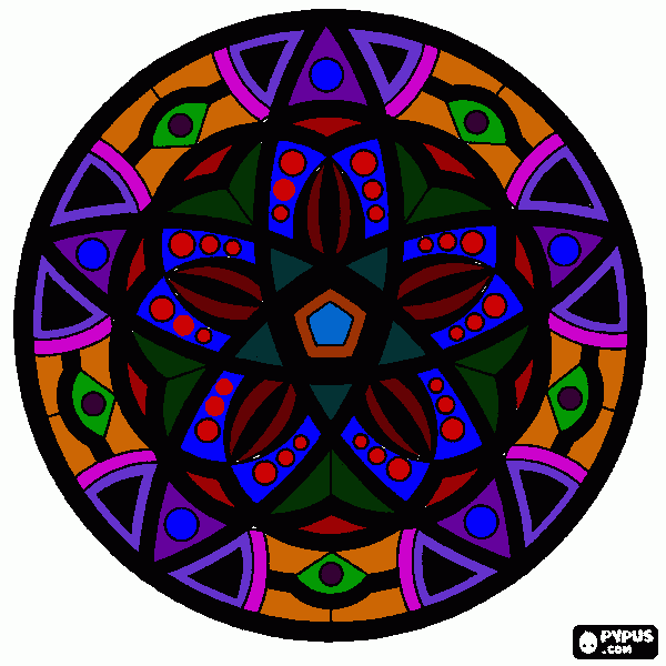 Mandala José para colorear