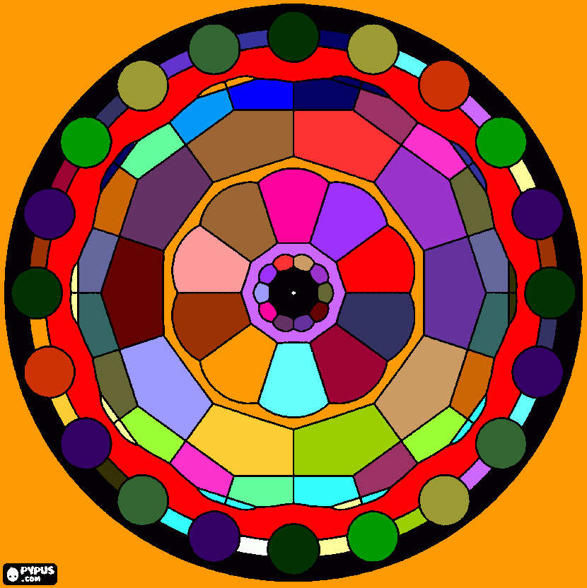 mandala sin ganas para colorear
