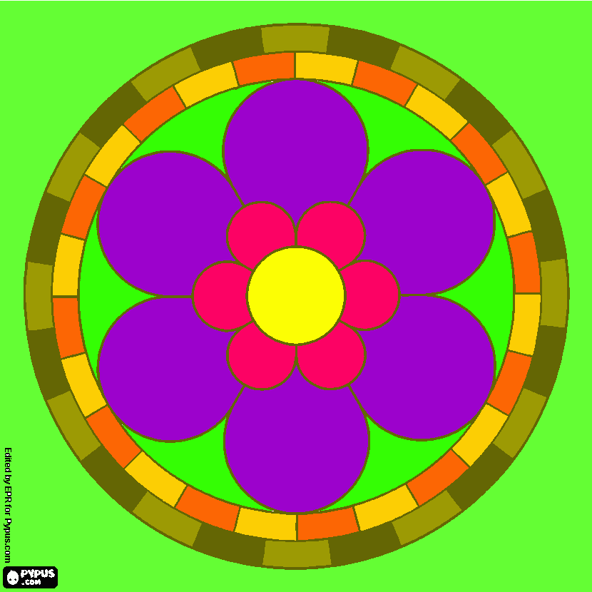 manfala para colorear