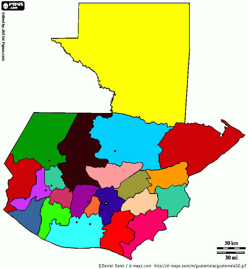 mapa 1er trimestre para colorear