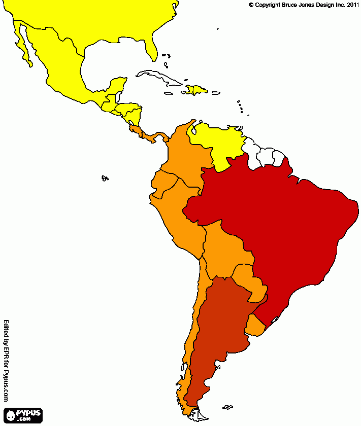 mapa actual IIS para colorear