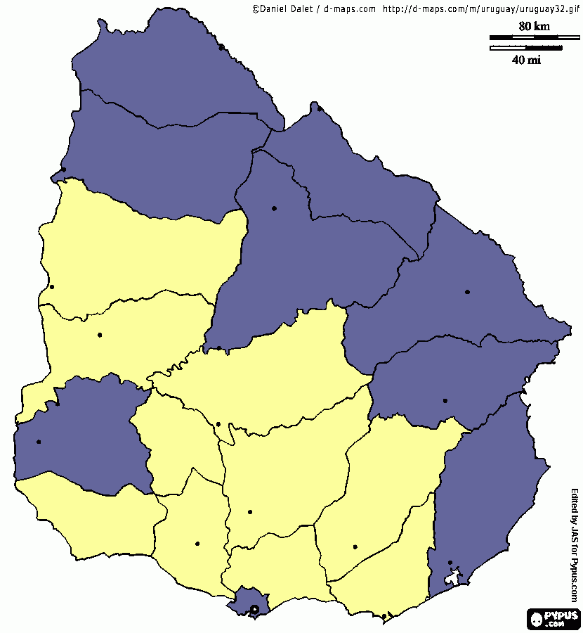 mapa afro para colorear