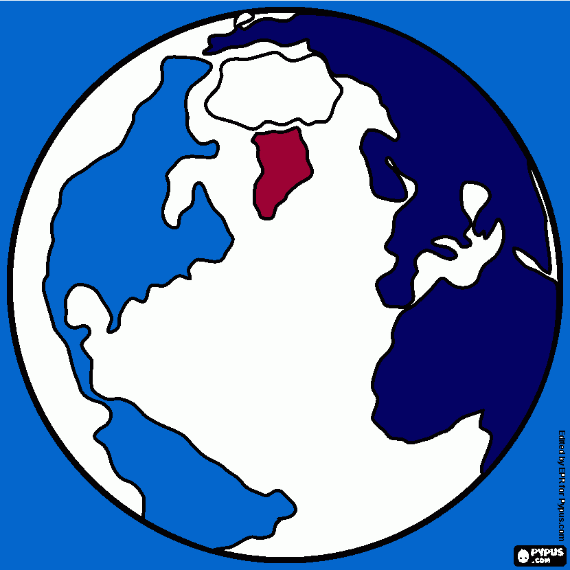 Mapa Aridoamerica  para colorear