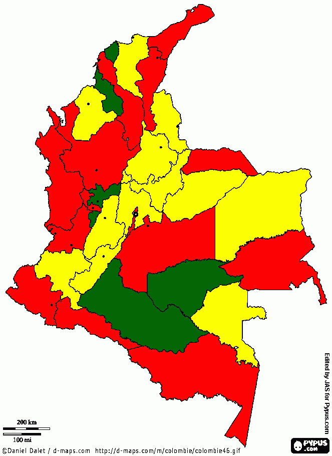 Mapa AT IRA - ETAS‏ para colorear