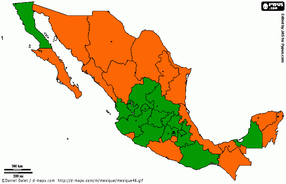 MAPA DE EPIDEMIOLOGIA para colorear
