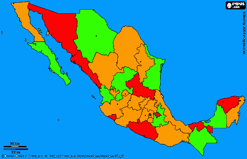 Mapa de juego para colorear