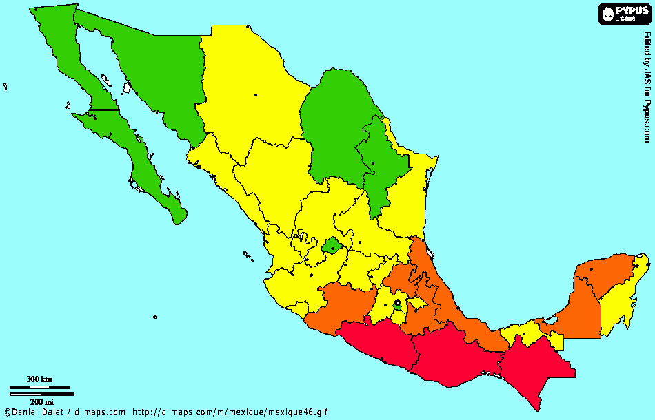 mapa de mexico para colorear mapa de mexico para imprimir para imprimir